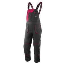 Neo Tools Női kantáros munkanadrág, 65% pamut, 35% polyester, 245 g/m2, M (80-240-M)