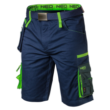 Neo Tools Rövid munkásnadrág, övvel, PREMIUM, 62% pamut, 35% polyester, 3% elastane, XS munkaruha
