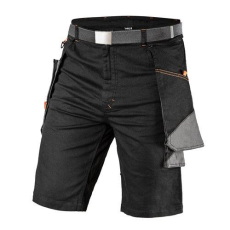 Neo Tools Rövidnadrág, HD, karcsúsított(slim fit), 60% pamut, 37% polyester, 3% elastane, 285 g/m2, övvel, S (81-278-S)