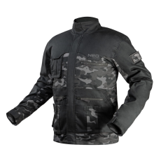 Neo Tools Terepmintás Munkavédelmi kabát CAMO URBAN, 60% pamut, 37% poliészter, 3% elasztán, XL