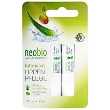  Neobio ajakápoló duo bio aloe verával és bio olívával 2x4,8g 10 g ajakápoló