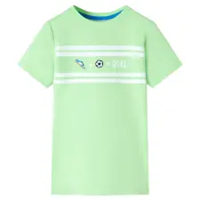  Neon zöld gyerekpóló 128 gyerek póló