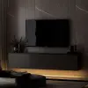  NeonIlluminated Tv-állvány Antracit
