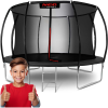 NEOSPORT belső hálós Trambulin létrával 435cm - Fekete