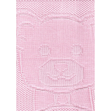 Nepii bambusz pléd 70*110 cm - rózsaszín maci babaágynemű, babapléd