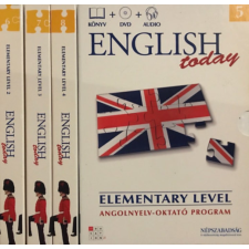 Népszabadság Könyvek English today 5-8. (Angolnyelv-oktató program) - (Könyv + DVD + Audio) Elementary level 1-4. - antikvárium - használt könyv