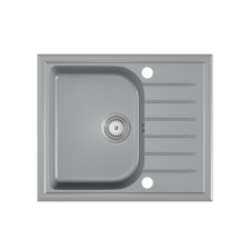 Nero AL-585SZM Gránit Mosogató + Szifon (matt szürke) mosogatótálca