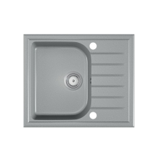 Nero AL-585SZM Gránit Mosogató + Szifon (matt szürke) mosogatótálca