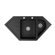 Nero Joker Sarok Mosogató - Gránit - 96,4x49,6 cm mosogatótálca