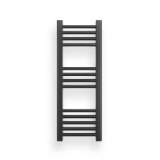 Nero Törölközőszárító radiátor 30 x 70 cm - Nero Italia (fekete) fűtőtest, radiátor