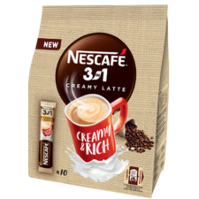  Nescafé 3in1 Creamy Latte 10x15g kávé