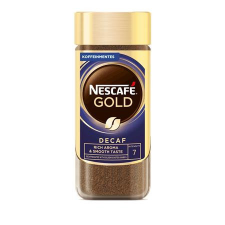 NESCAFE Instant kávé, koffeinmentes, 100 g, üveges, NESCAFÉ "Gold" kávé