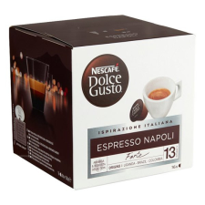 NESCAFE Kávékapszula nescafé dolce gusto espresso napoli 16 kapszula/doboz kávé
