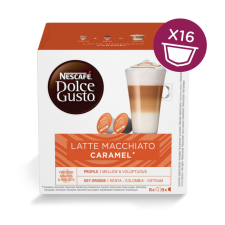 NescafÉ Nescafé Dolce Gusto Latte Macchiato Caramel kapszula 16db (12136917) (N12136917) kávé
