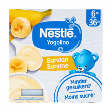 Nestlé Banános Yogolino tejalapú bébidesszert 6 hó+ (4x100 g) bébiétel
