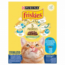 Nestlé hungária kft Friskies Steril száraz macskaeledel lazaccal és zöldségekkel 300 g macskaeledel