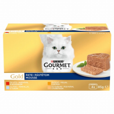 Nestlé hungária kft Gourmet Gold pástétom nedves macskaeledel 4 x 85 g (340 g) macskaeledel