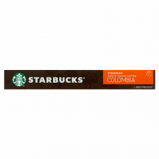 Nestlé hungária kft Starbucks by Nespresso Colombia őrölt, pörkölt kávé kapszula 10 db 57 g kávé