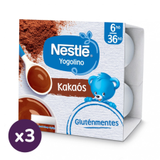 Nestlé Kakaós Yogolino babapuding 6 hó+ (12x100 g) bébiétel