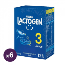 Nestlé Lactogen 3 Junior tejalapú anyatej-kiegészítő tápszer 12 hó+ (6x500 g) bébiétel