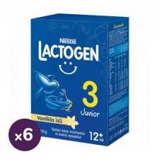 Nestlé Lactogen 3 vaníliás Junior tejalapú italpor 12 hó+ (6x500 g) bébiétel