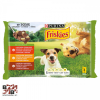 Nestlé Purina Friskies teljes értékű állateledel felnőtt kutyák számára szószban 4 x 100 g (400 g)