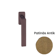 Nestori Italy PARISIENNE olasz PATINÁS antik Nagyalakú Ablakfélkilincs Pozíciónáló Mechanikával zár és alkatrészei