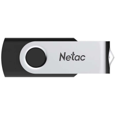NETAC Memória USB Netac, U505,64GB, USB2.0, Fekete-Ezüst pendrive