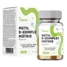 Netamin Metil-B-komplex mátrix 30db vitamin és táplálékkiegészítő