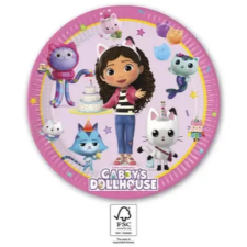 NETFLIX Gabi babaháza Friends papírtányér 8 DARABOS, 20 cm FSC Nr1 party kellék