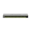 Netgear GS116EP Vezérelt L2/L3 Gigabit Ethernet (10/100/1000) Ethernet-áramellátás (PoE) támogatása Szürke