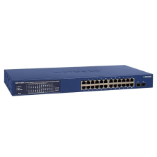 Netgear GS724TPP-100EUS 24 port  PoE+ Gigabit Ethernet + 2 port SFP Cloud Smart Switch (GS724TPP-100EUS) hub és switch