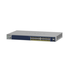 Netgear GS724TPP Smart Switch 24xGE PoE+ 2xSFP hub és switch