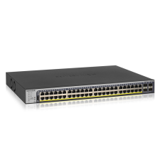 Netgear GS752TP Switch Smart 48xGE PoE 4xSFP hub és switch