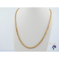  Netta antiallergén 60 /4 csavart mintás nyaklánc -18K nyaklánc