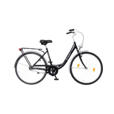 Neuzer Balaton 2022 28-as női városi kerékpár acél, 1s, 18-as vázméret, fekete-fehér city kerékpár