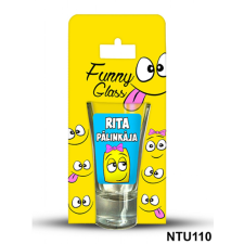  Neves Pálinkás Pohár 0,75 ml Rita ajándéktárgy