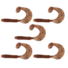 Nevis Spiratail Vantage twister, barna, 10cm, 5db csali