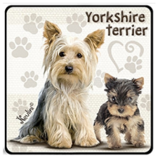 Nevlini Kutyás hűtőmágnes, Yorkshire Terrier ajándéktárgy