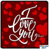 Nevlini Szerelmes hűtőmágnes, I love you