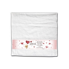 Nevlini Szerelmes törölköző, Nem vagy egyedül, szeretlek, maci ajándéktárgy