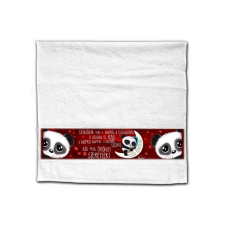 Nevlini Szerelmes törölköző, Rólad álmodom, szeretlek, panda maci ajándéktárgy