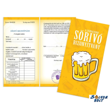 Nevlini Vicces bizonyítvány, A legnagyobb sörivó ajándéktárgy