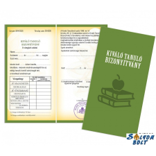 Nevlini Vicces bizonyítvány, Kiváló tanuló ajándéktárgy