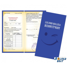 Nevlini Vicces bizonyítvány, Legjobb kolléga ajándéktárgy