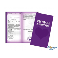 Nevlini Vicces bizonyítvány, Nagymama ajándéktárgy