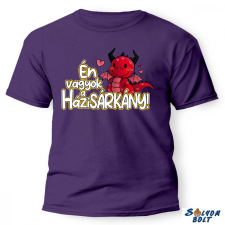 Nevlini Vicces póló több színben, Én vagyok a házisárkány ajándéktárgy