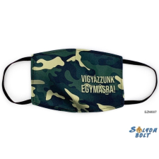 Nevlini Vicces szájmaszk, terepszínű védőmaszk