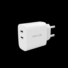 Nevox 2137 2x USB Type-C Hálózati töltő - Fehér (45W) mobiltelefon kellék