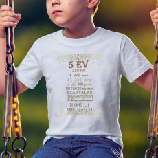  Névre szóló gyerek póló - Boldog szülinapot